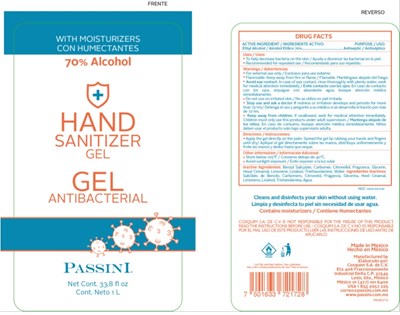 Hand Sanitizer 1 L (Gel Antibacterial 1 L   Cder)